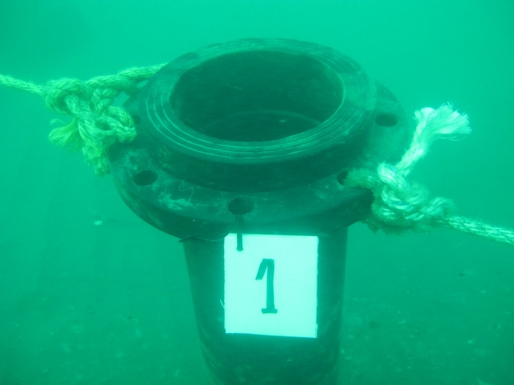 Underwater pipe inspection